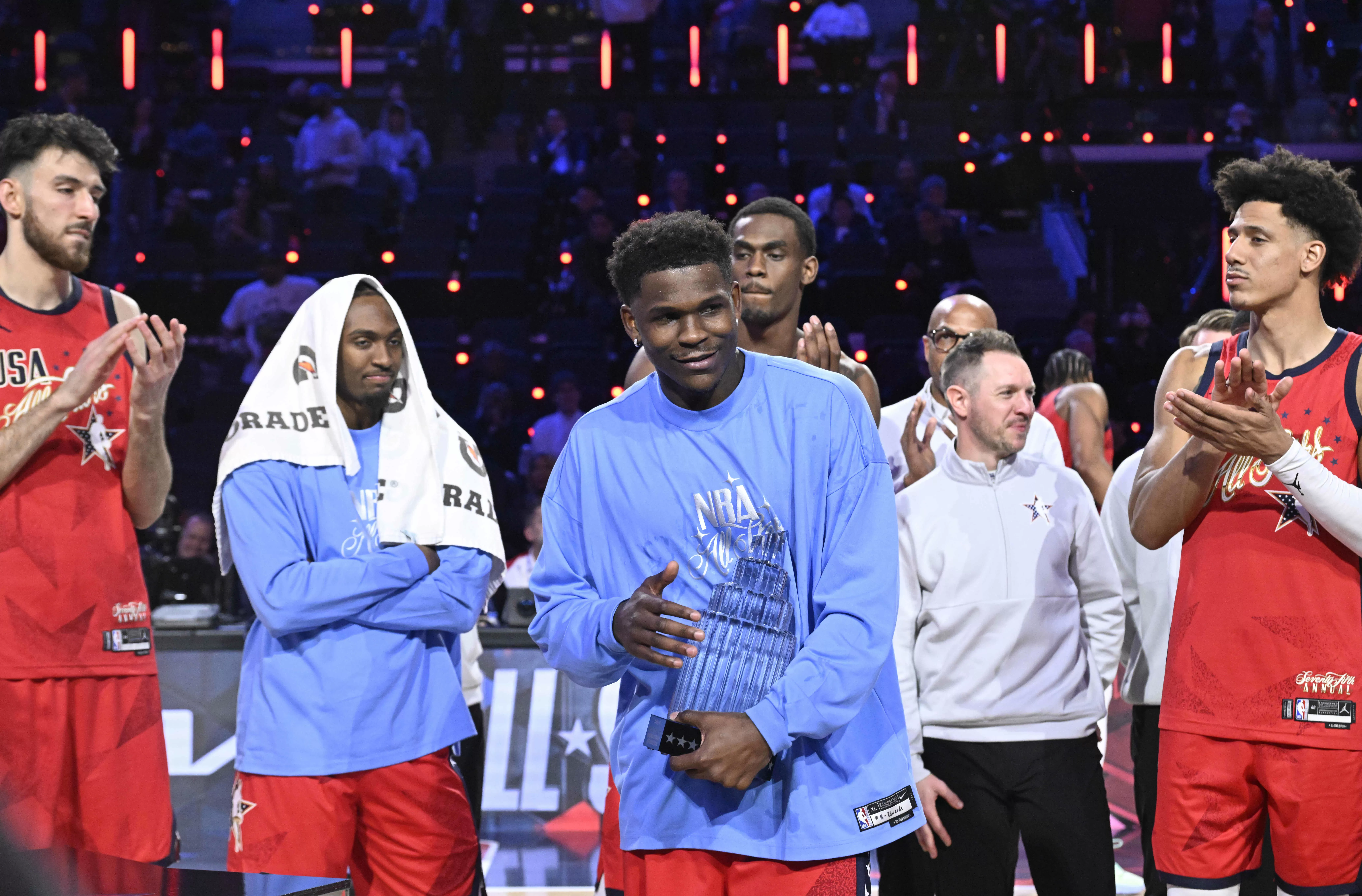 Anthony Edwards claims MVP award, leads Stars to tourney win in an entertaining NBA All-Star Game
