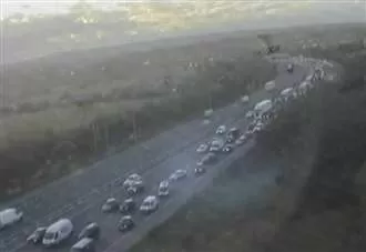 Drivers on M20 face rush-hour delays after crash