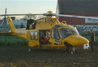Air ambulance called after serious incident