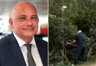 Footage captures moment bank executive hacks down CCTV with axe