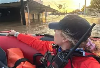 'The whole place was underwater - I just wanted to help’