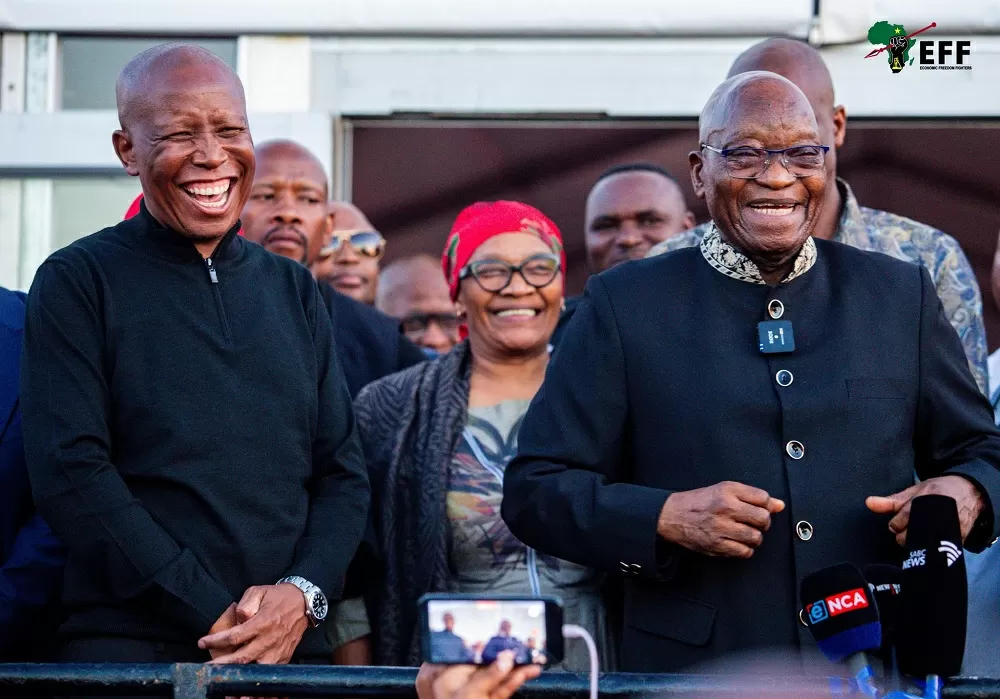 Zuma calls for united front with EFF to complete liberation struggle