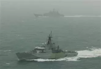 Navy shadows Russian warships and cargo through Channel
