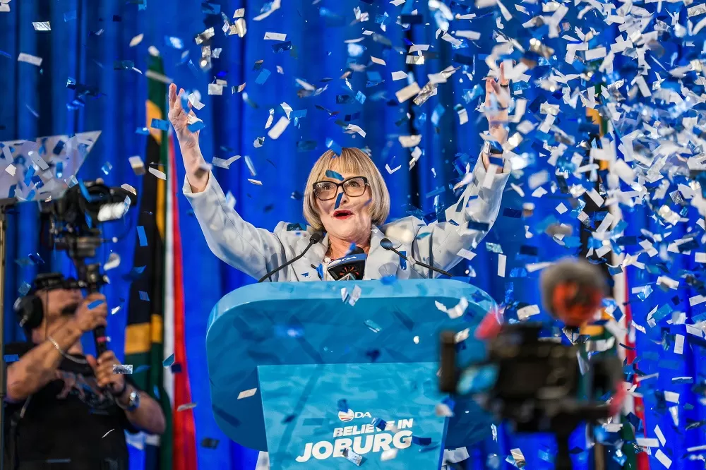 DA’s Zille promises water, electricity for Joburg if voted into power