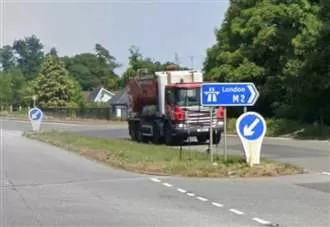 Emergency services shut A-road after five-car crash