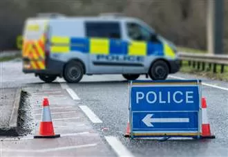 Police shut road in both directions after serious crash