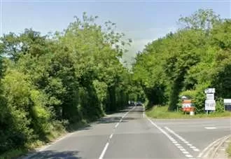 Emergency services called to busy route after two-car crash