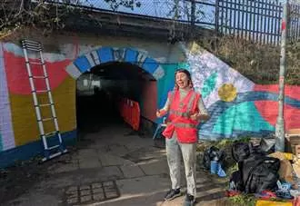 ‘It’s amazing!’ Vandalised ‘grotty’ underpass gets £8k makeover