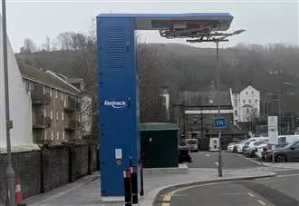 'Works needed' as electric bus drivers struggle to access huge new charger