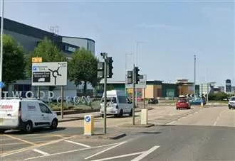 Car hitting person near shopping centre prompts emergency response